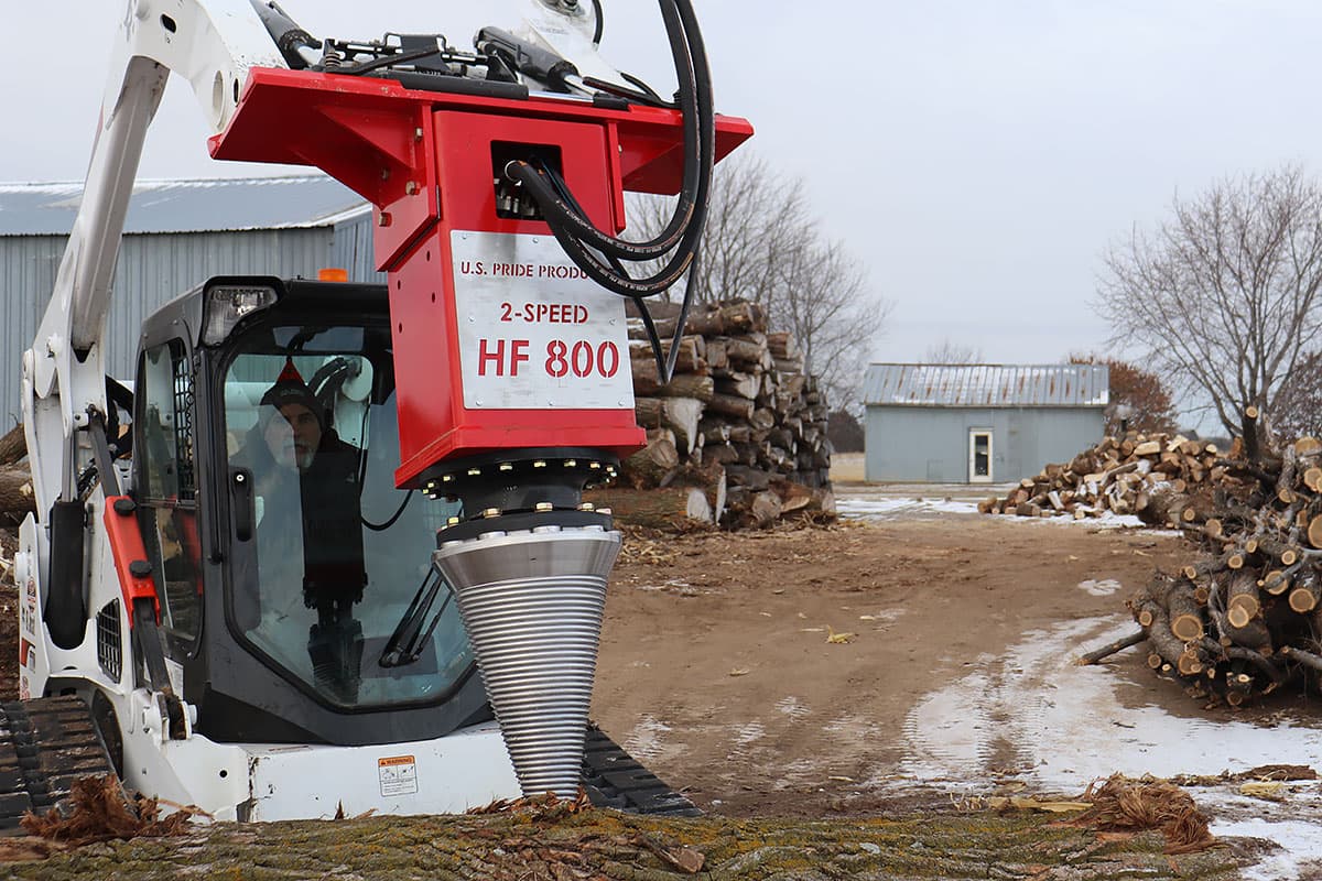 HF-800 2 Speed Cone Screw Splitter