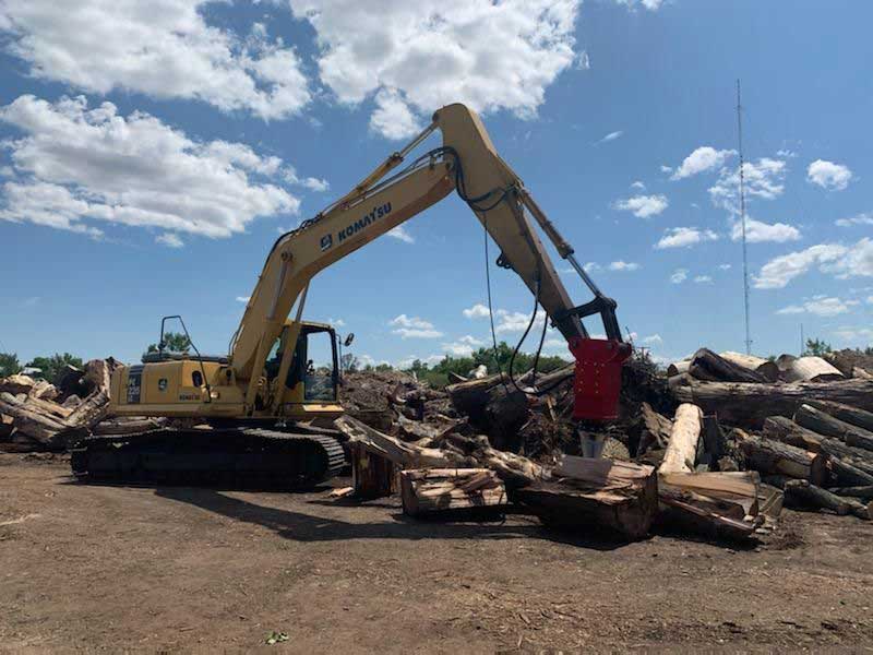 Auger Cone Splitters: Revolutionizing Log Splitting on Excavators and Skid Loaders